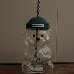 Starbucks Bearista glass cup